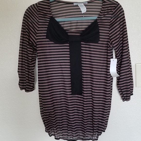 Robin's Nest Maternity chiffon blouse - Picture 1 of 3